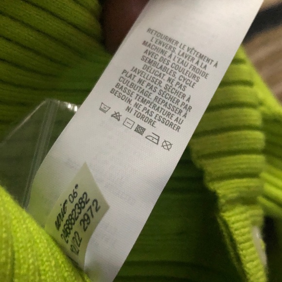 Aerie (XL) Lime Green Cropped Ribbed Cami - Picture 10 of 11